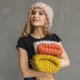 New European Women's Knitted Cap Winter Warming Pure-color Curled Coarse Wool Cap Warming Girl's Fashion Cap Knitted couple hat