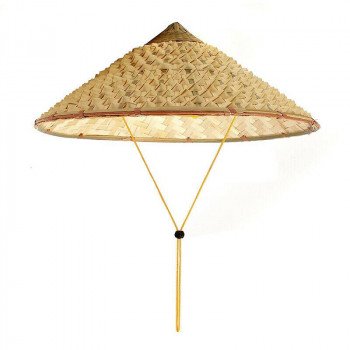 Vietnamese Japanese Coolie Straw Bamboo Cone Sun Hat Garden Farmer Fishing