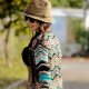 Women Summer Hat Lady Straw Hat Rattan Sun Hats Foldable Striped Braided Rope Bucket Cap Straw Sun Hats for women Beach
