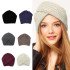 Women's Knitted Turban Hats Funny Cute Head Wrap Cross India Caps Ladies Winter Warm Winter Autumn Clothes Accessories