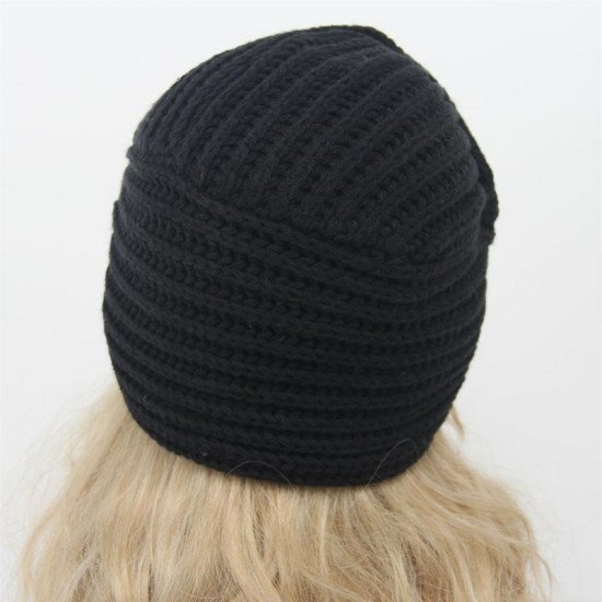 Women's Knitted Turban Hats Funny Cute Head Wrap Cross India Caps Ladies Winter Warm Winter Autumn Clothes Accessories